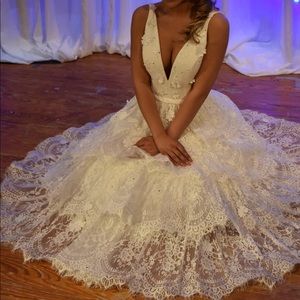 White Sherri Hill. Style 50775